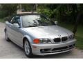 2002 Titanium Silver Metallic BMW 3 Series 325i Convertible  photo #16