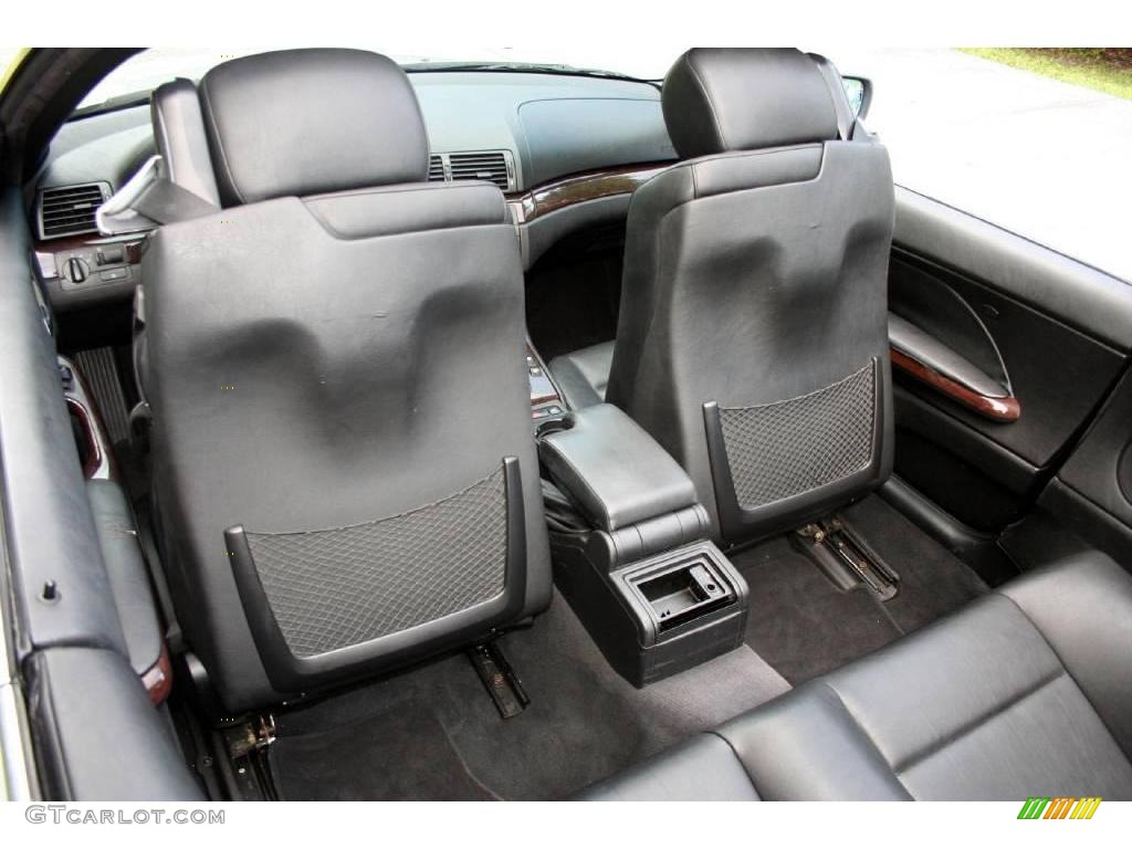 2002 3 Series 325i Convertible - Titanium Silver Metallic / Black photo #33