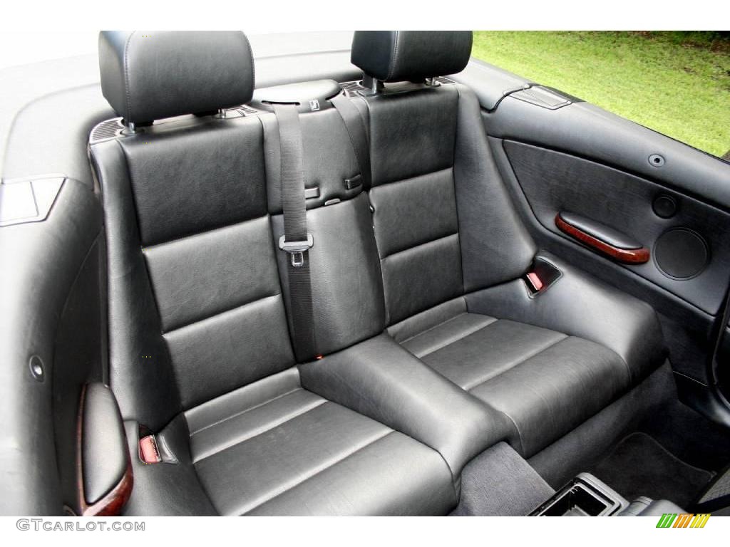 2002 3 Series 325i Convertible - Titanium Silver Metallic / Black photo #36