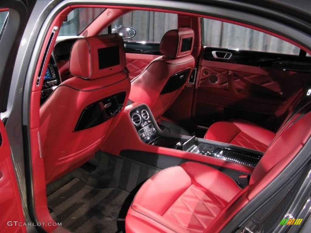 2009 Continental Flying Spur Speed - Anthracite Grey / Fireglow photo #13