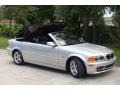 2002 Titanium Silver Metallic BMW 3 Series 325i Convertible  photo #42