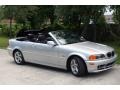 2002 Titanium Silver Metallic BMW 3 Series 325i Convertible  photo #47