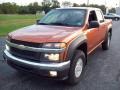 2005 Sunburst Orange Metallic Chevrolet Colorado LS Crew Cab  photo #2