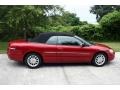 2001 Inferno Red Tinted Pearlcoat Chrysler Sebring LXi Convertible  photo #10