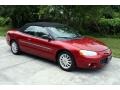 2001 Inferno Red Tinted Pearlcoat Chrysler Sebring LXi Convertible  photo #13