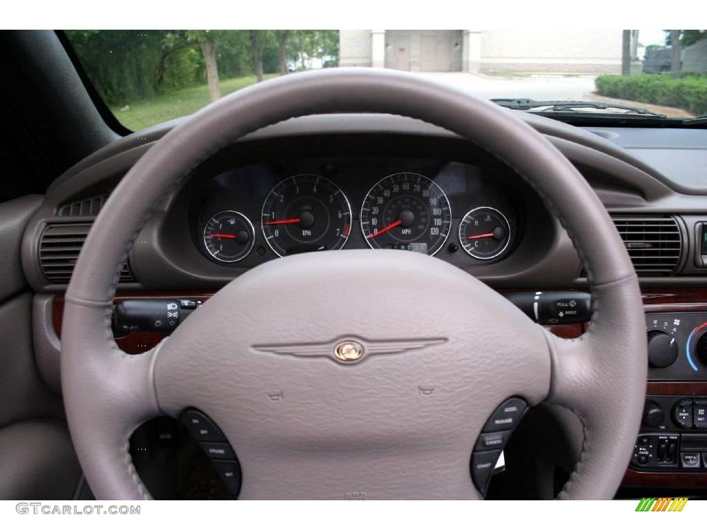 2001 Sebring LXi Convertible - Inferno Red Tinted Pearlcoat / Taupe photo #59