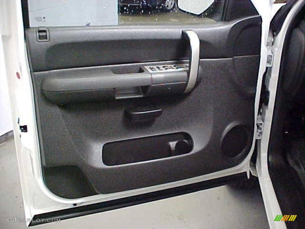 2007 Silverado 1500 LT Extended Cab 4x4 - Summit White / Dark Charcoal photo #18