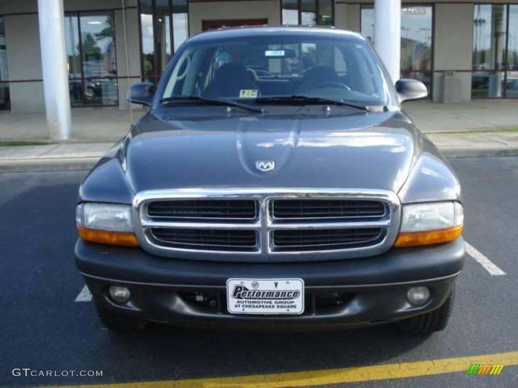 2004 Dakota Sport Quad Cab - Graphite Metallic / Dark Slate Gray photo #9