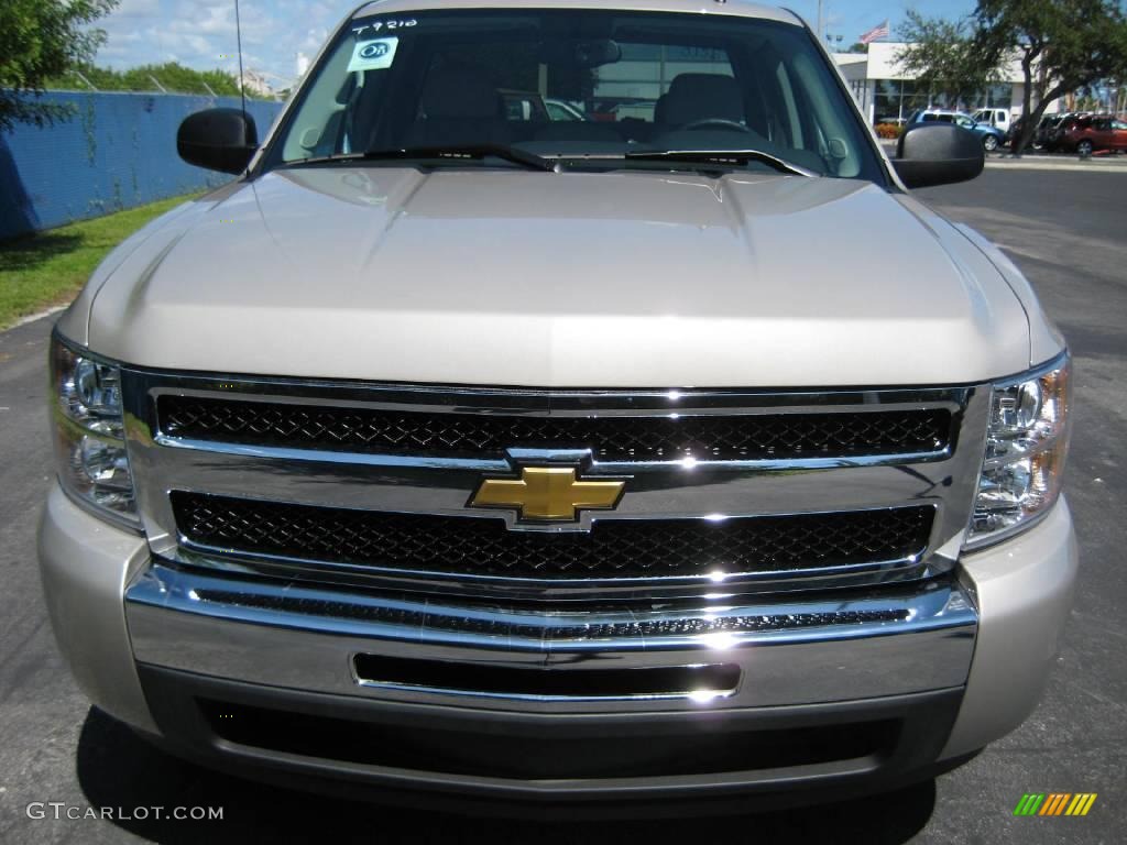 2009 Silverado 1500 LT Extended Cab - Silver Birch Metallic / Light Titanium photo #2