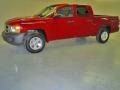 2008 Flame Red Dodge Dakota SXT Crew Cab  photo #5