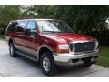 2000 Toreador Red Metallic Ford Excursion Limited 4x4  photo #16