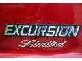 2000 Toreador Red Metallic Ford Excursion Limited 4x4  photo #36
