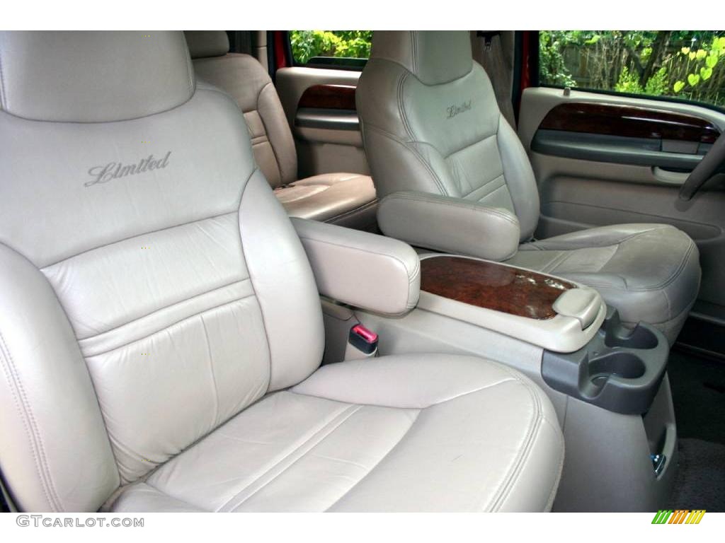 2000 Excursion Limited 4x4 - Toreador Red Metallic / Medium Graphite photo #44