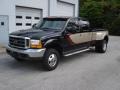 2000 Black Ford F350 Super Duty Lariat LE Crew Cab 4x4 Dually  photo #6