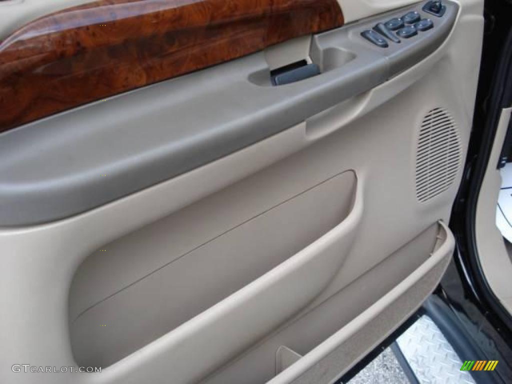 2000 F350 Super Duty Lariat LE Crew Cab 4x4 Dually - Black / Medium Parchment photo #21