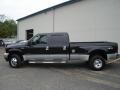 2001 Black Ford F350 Super Duty XLT Crew Cab 4x4 Dually  photo #2