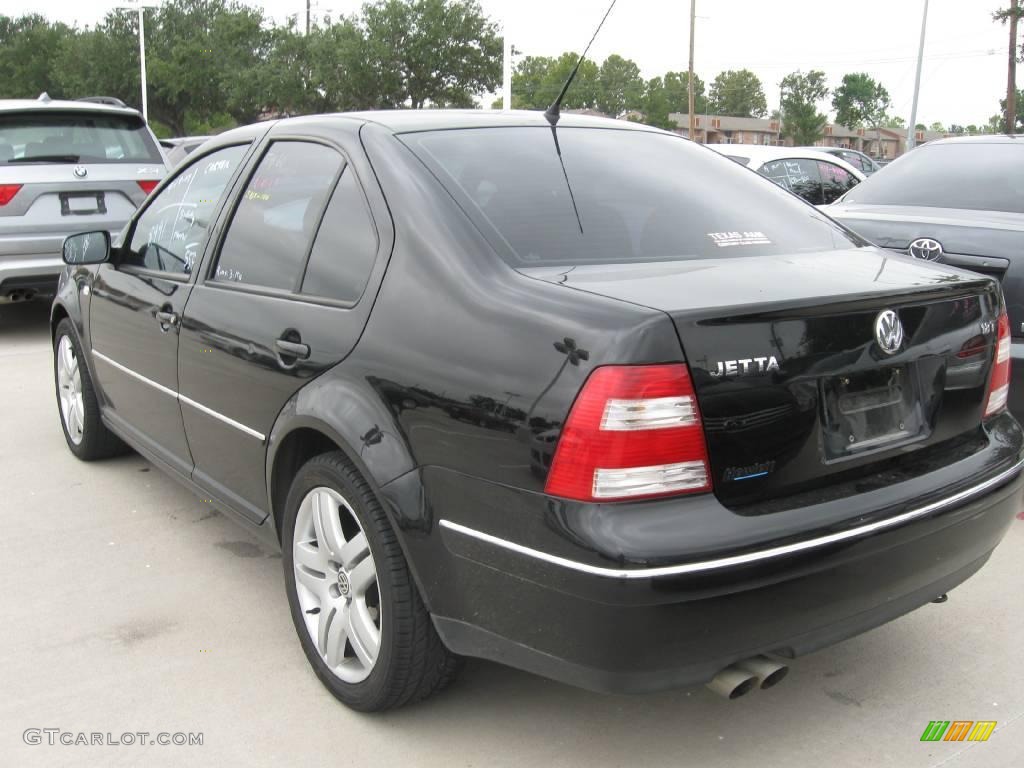 2004 Jetta GLS 1.8T Sedan - Black / Black photo #2