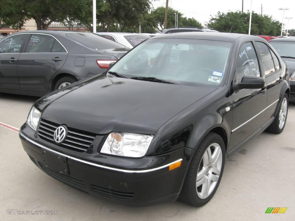 2004 Jetta GLS 1.8T Sedan - Black / Black photo #3