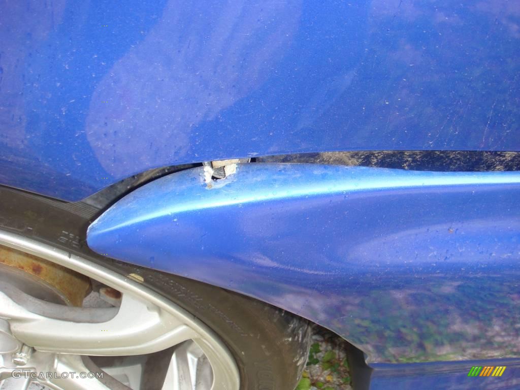 2000 Civic Si Coupe - Electron Blue Pearl / Dark Gray photo #11