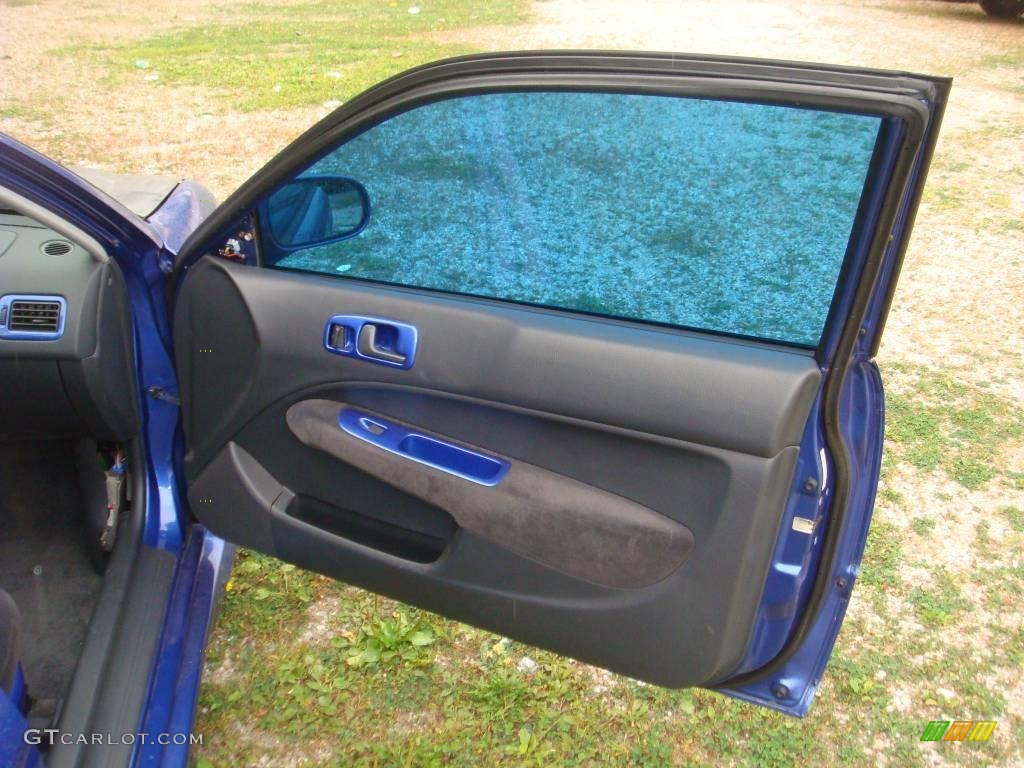 2000 Civic Si Coupe - Electron Blue Pearl / Dark Gray photo #20