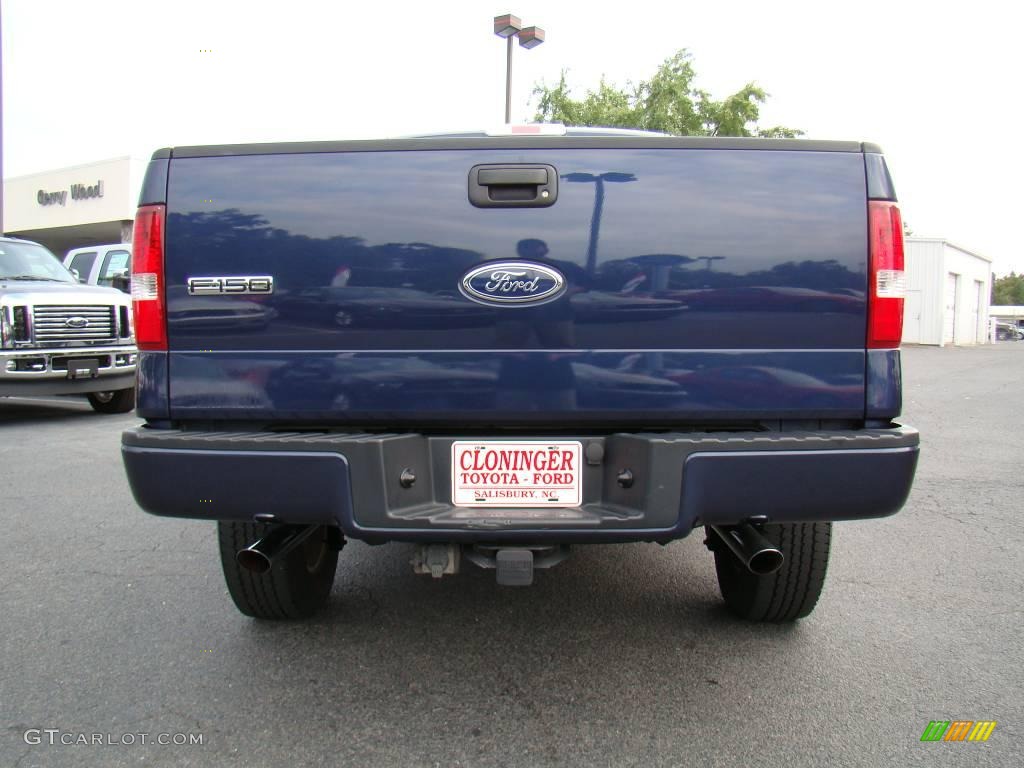 2004 F150 FX4 SuperCab 4x4 - True Blue Metallic / Black photo #4