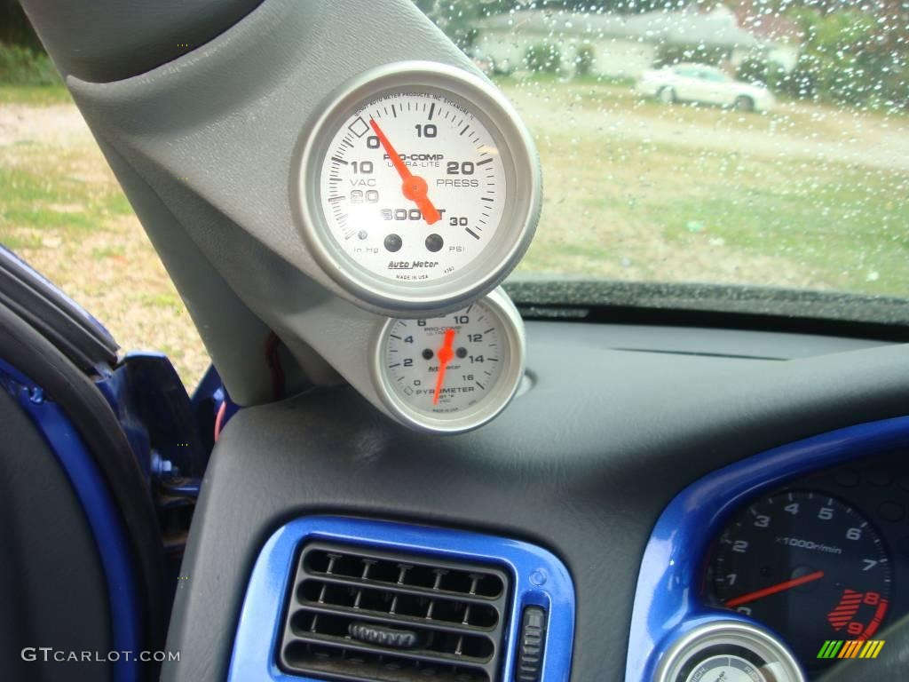 2000 Civic Si Coupe - Electron Blue Pearl / Dark Gray photo #26