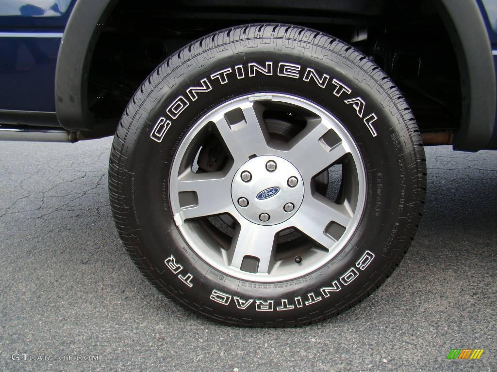 2004 F150 FX4 SuperCab 4x4 - True Blue Metallic / Black photo #15