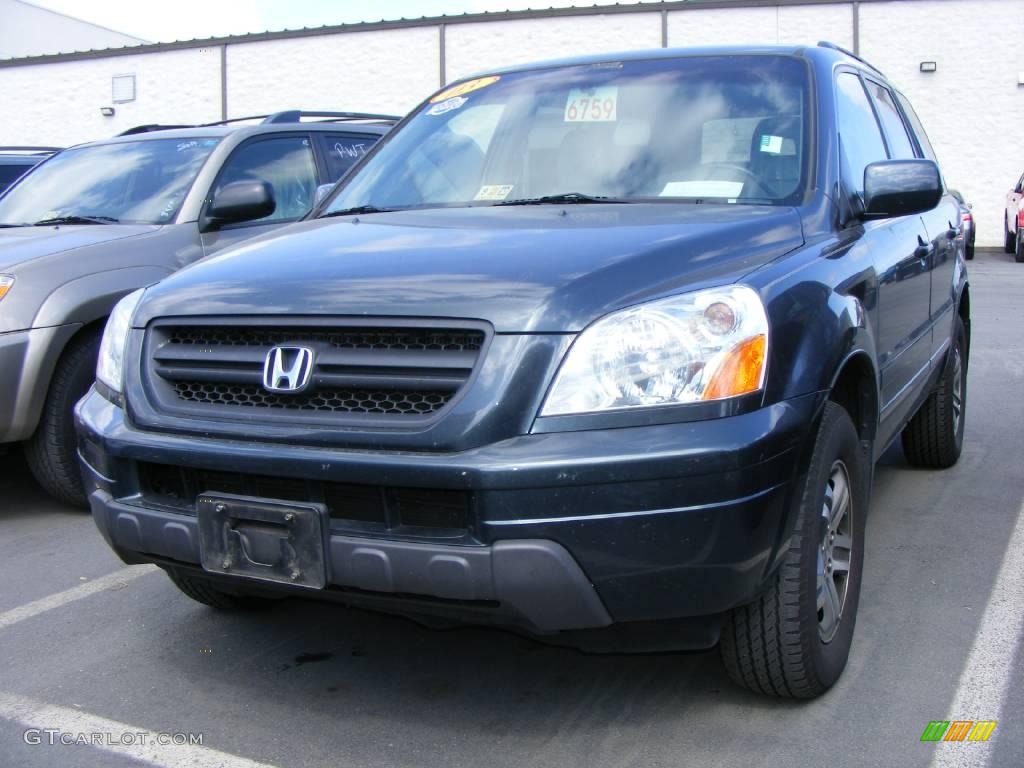 2003 Pilot EX-L 4WD - Sage Brush Pearl / Gray photo #1
