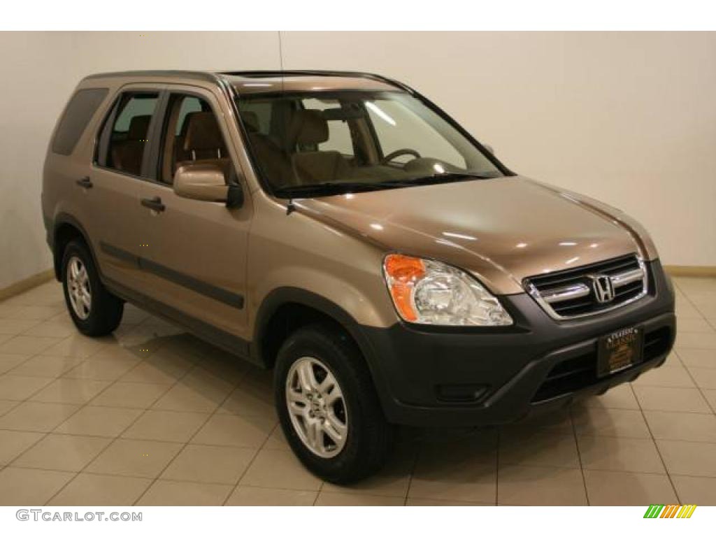 2004 CR-V EX 4WD - Mojave Mist Metallic / Saddle photo #1