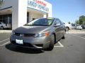 2008 Galaxy Gray Metallic Honda Civic LX Coupe  photo #1