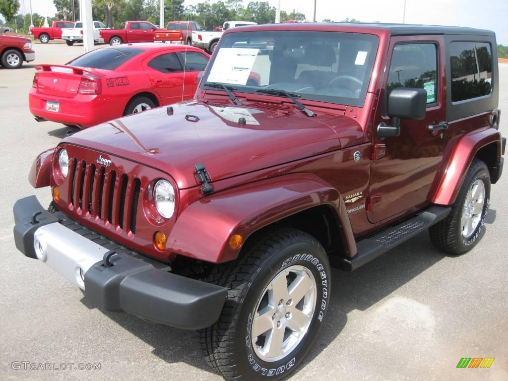Red Rock Crystal Pearl Jeep Wrangler
