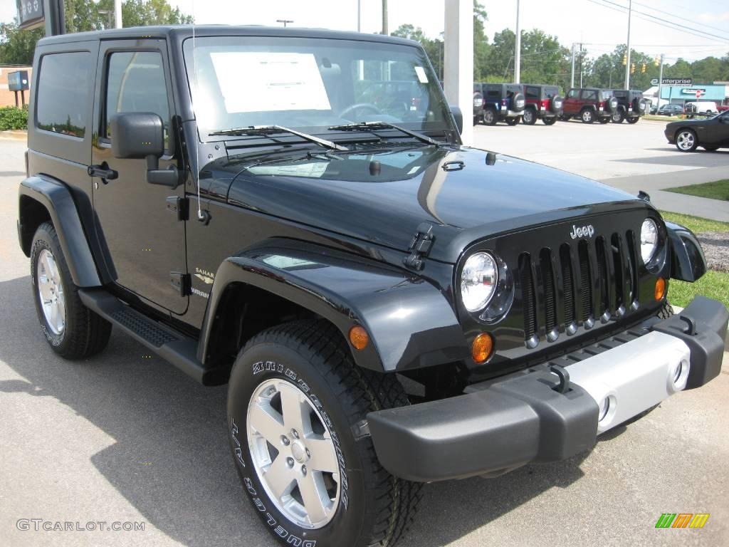 2010 Wrangler Sahara 4x4 - Black / Dark Slate Gray/Medium Slate Gray photo #3