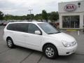 2009 Clear White Kia Sedona LX  photo #1