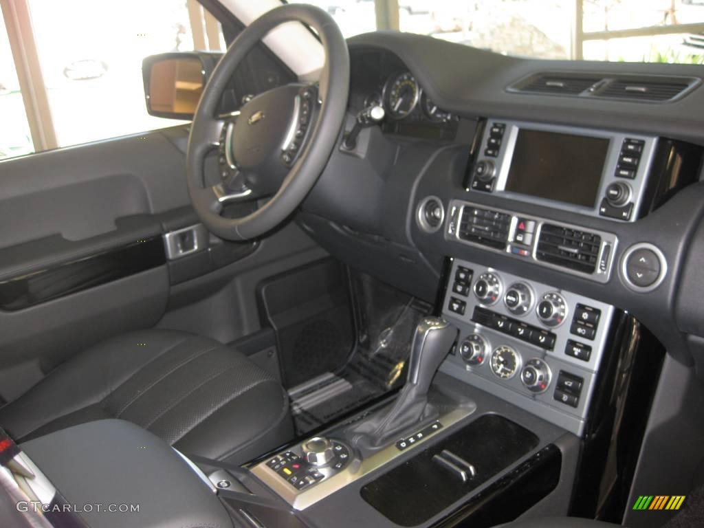 2009 Range Rover Supercharged - Santorini Black Metallic / Jet Black/Jet Black photo #4