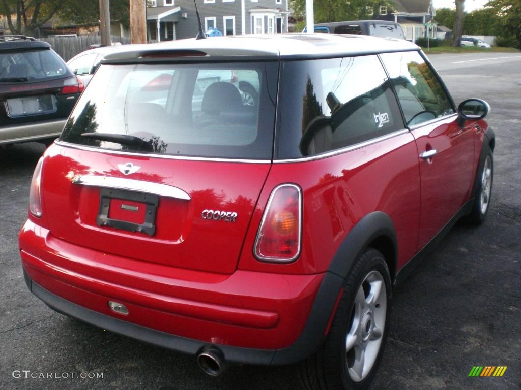 2003 Cooper Hardtop - Chili Red / Panther Black photo #9