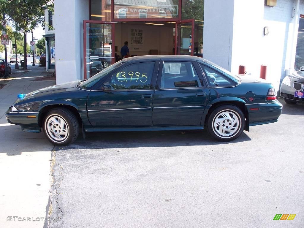 1996 Grand Prix SE Sedan - Dark Teal Metallic / Blue photo #2