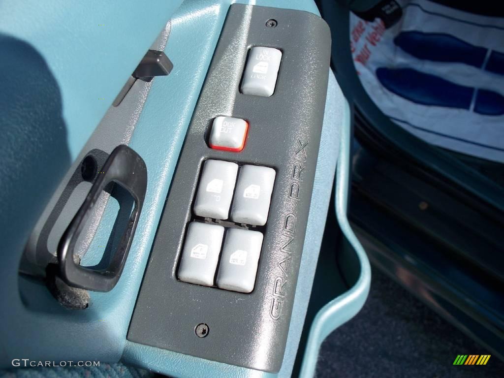 1996 Grand Prix SE Sedan - Dark Teal Metallic / Blue photo #6