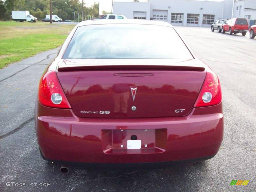 2005 G6 GT Sedan - Sport Red Metallic / Ebony photo #7