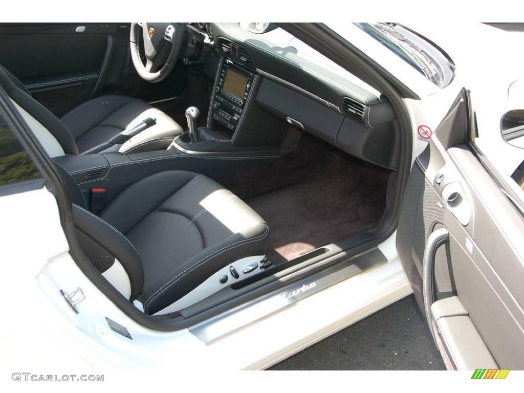 2009 911 Turbo Coupe - Carrara White / Black photo #29