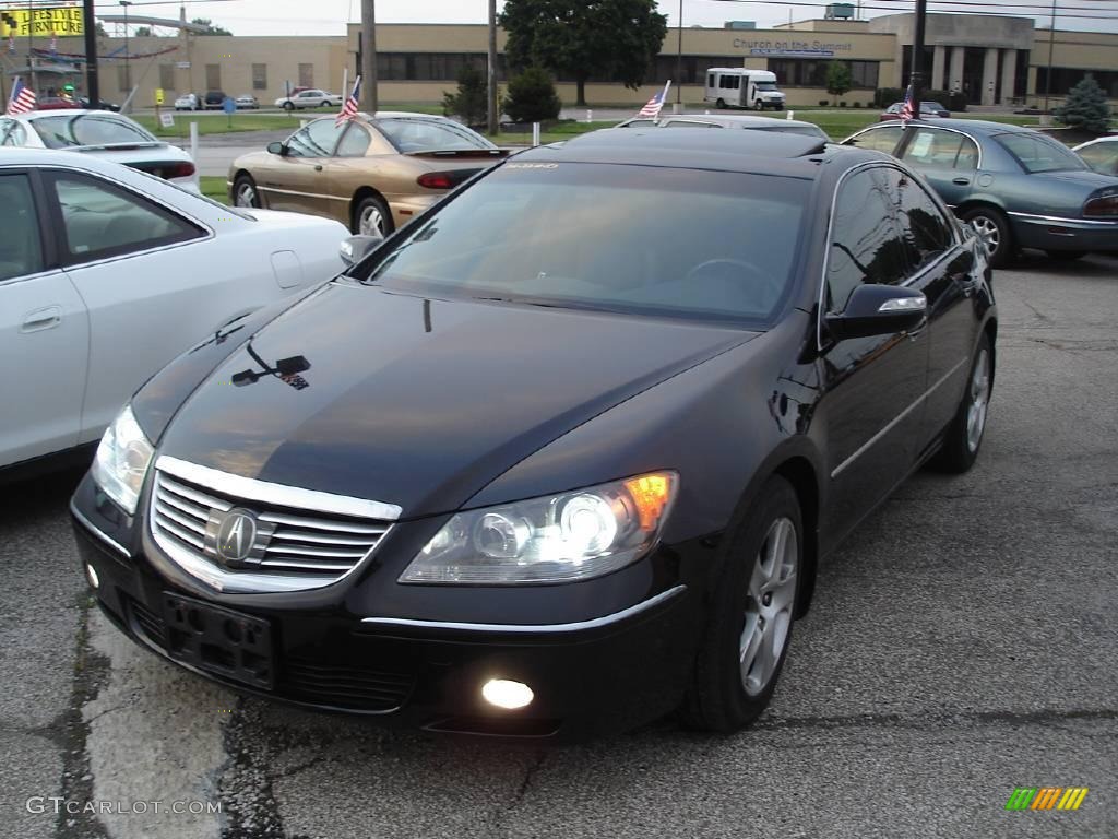 2006 RL 3.5 AWD Sedan - Nighthawk Black Pearl / Ebony photo #1