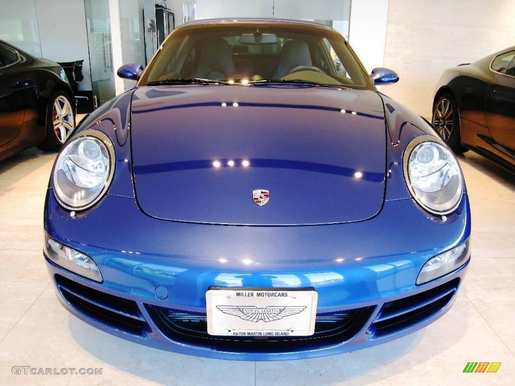 2007 911 Carrera S Coupe - Cobalt Blue Metallic / Black photo #2