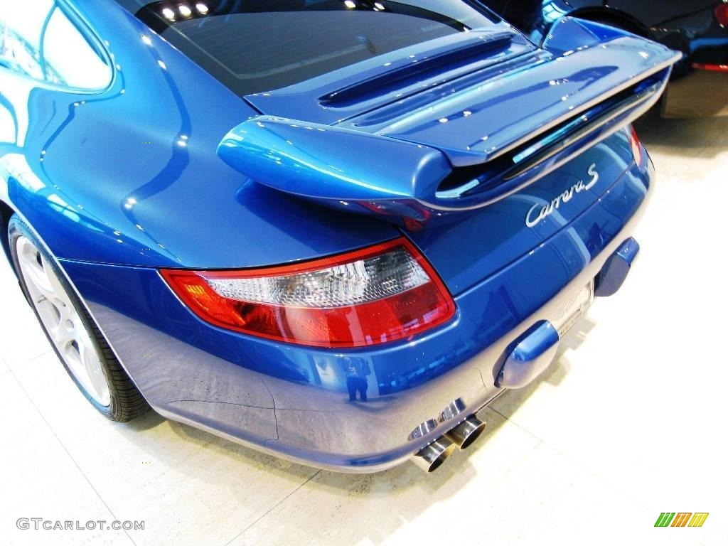2007 911 Carrera S Coupe - Cobalt Blue Metallic / Black photo #14
