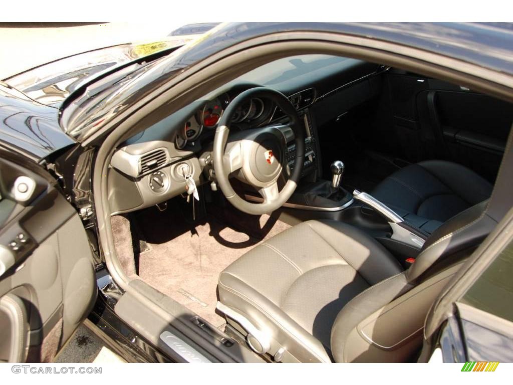 2008 911 Carrera S Coupe - Basalt Black Metallic / Black photo #15