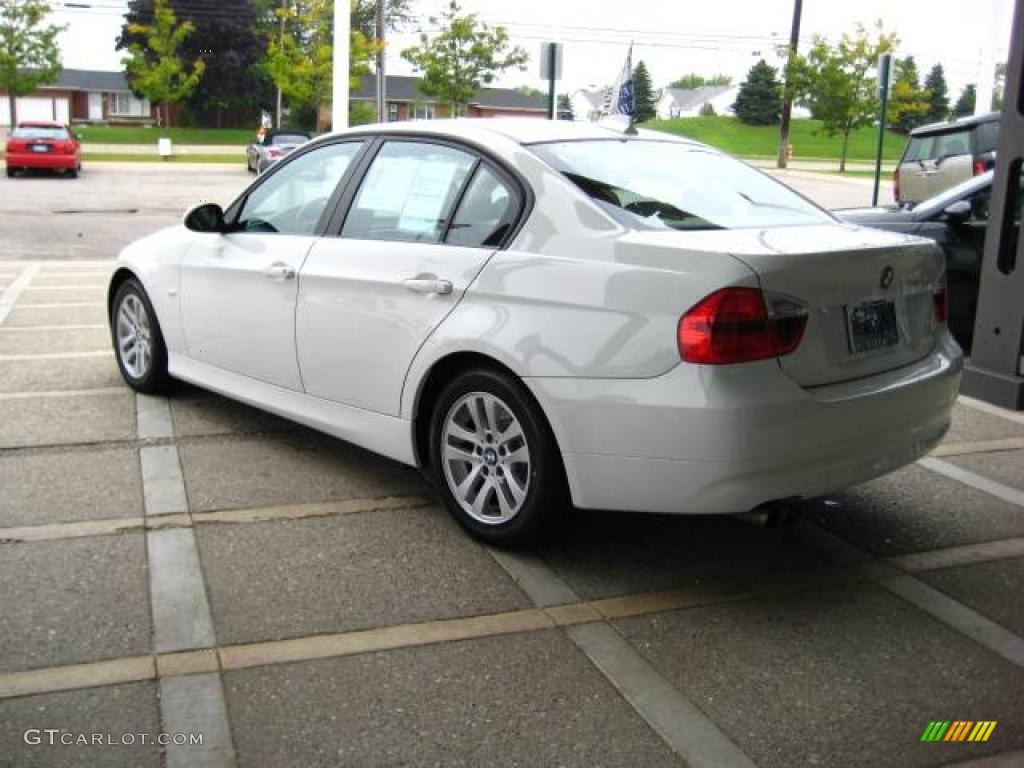 2006 3 Series 325xi Sedan - Alpine White / Beige Dakota Leather photo #6