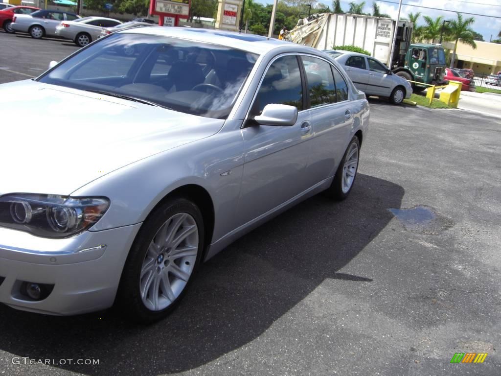 2006 7 Series 750Li Sedan - Titanium Silver Metallic / Black/Black photo #1