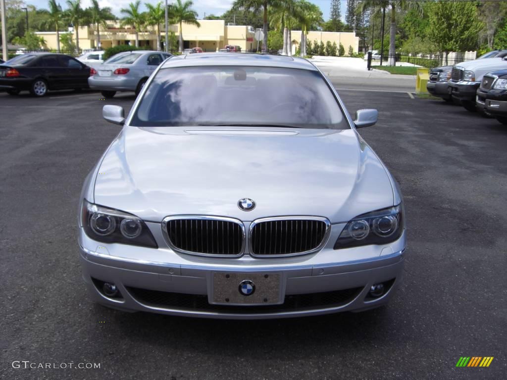 2006 7 Series 750Li Sedan - Titanium Silver Metallic / Black/Black photo #3
