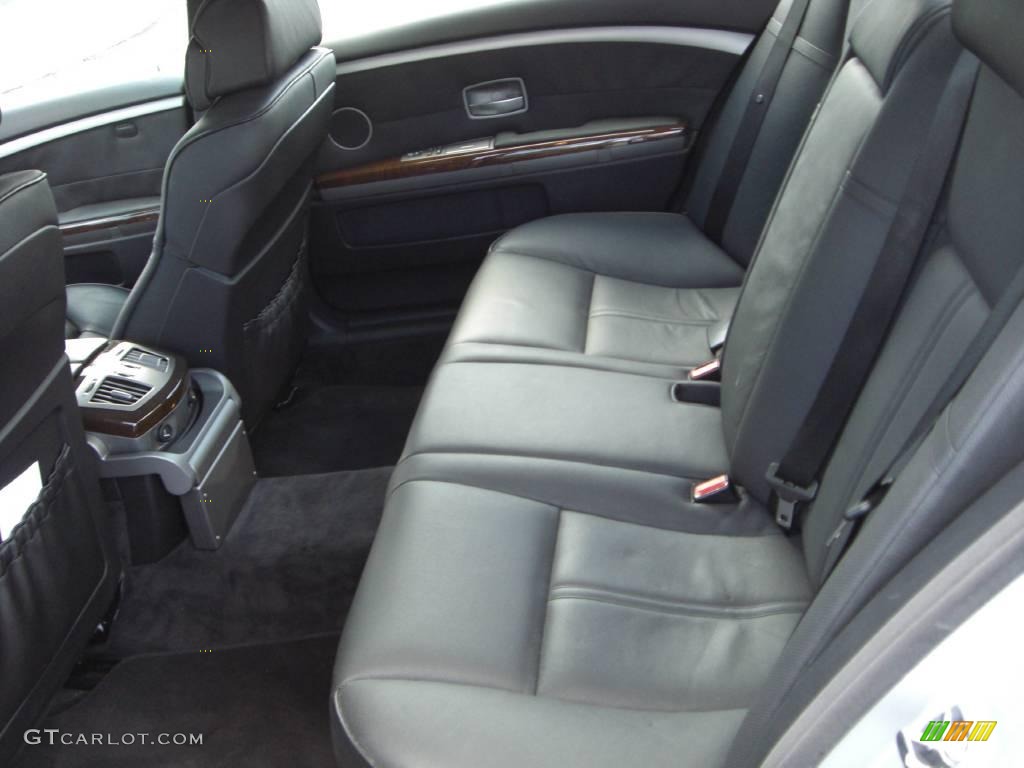 2006 7 Series 750Li Sedan - Titanium Silver Metallic / Black/Black photo #16