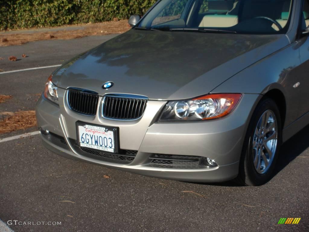 2007 3 Series 328i Sedan - Platinum Bronze Metallic / Beige photo #2