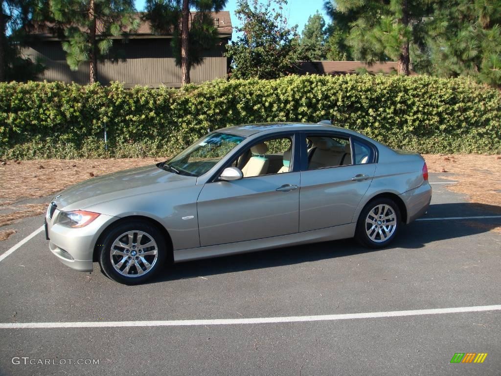 2007 3 Series 328i Sedan - Platinum Bronze Metallic / Beige photo #3