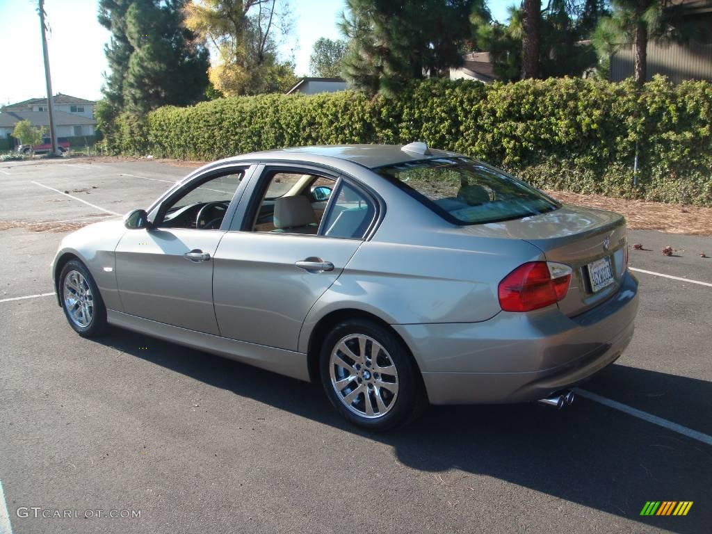 2007 3 Series 328i Sedan - Platinum Bronze Metallic / Beige photo #4